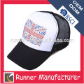 Polyester summer hats cheap with rhinestone Uk flag